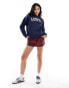 Levi's Salinas varsity chenille logo relaxed fit sweatshirt in navy