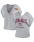 Women's Heather Gray Washington Commanders Reversible T-Shirt