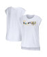 Women's White Nashville Predators Greetings From Muscle T-shirt