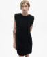 Women's Draped Detail Short Dress