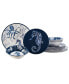 Sea Life 12 Pc Dinnerware Set, Service For 4