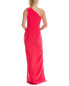 Teri Jon By Rickie Freeman One-Shoulder Gown Women's Pink 2