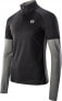 IQ BLUZA IMMO BLACK/GREY MELANGE XXL