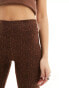 Fila flared leggings in brown