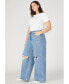 Plus Size The Yvette Rigid Wide Jean