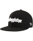 Men's Black Death Row Records Doggfather Fitted Hat