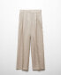 Women's 100% Linen Straight Pants