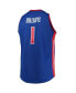 Men's Chauncey Billups Blue Detroit Pistons Big and Tall Hardwood Classics Swingman Jersey