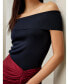 Women's Off-Shoulder Silk Top for Women