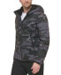 Men's Chevron Stretch Jacket With Sherpa Lined Hood