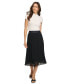 Pleated Midi Skirt