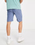 American Stitch – Cord-Shorts in Hellblau, Kombiteil