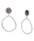 Abalone Hoop Earrings