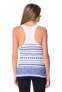 Sam Edelman Womens White/Blue Casual Sleeveless Tank Top 122399 Size X-Small