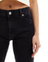 Monki Ako comfort stretch slim leg jeans in black wash