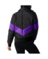 Women's Black Minnesota Vikings Puffer Full-Zip Hoodie Jacket