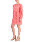 Women's Ruffled Belted Dress