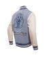 Men's Denim Looney Tunes Taz Full-Snap Varsity Jacket