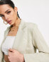 Puma cropped slouchy blazer in spray green- exclusive to asos