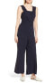 Lewit 158663 Women's Twist Detail Jumpsuit Sleeveless Navy Night Sz. 16