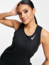 Nike Running dry fit race tank top in black