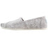 TOMS Alpargata Classic Graphic Slip On Womens Grey Flats Casual 10012101