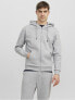 Pánská mikina JJEBRADLEY Relaxed Fit 12249342 Light Grey Melange