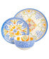 Tierra Tile Hand-Painted 12 Piece Dinnerware Set