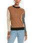 Brodie Cashmere Colorblock Cashmere Sweater Women's