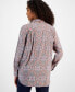 Women's Paisley Print Button-Front Shirt