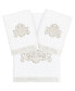 Textiles Turkish Cotton May Embellished Fingertip Towel Set, 2 Piece