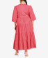 Plus Size English Rose Dress