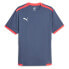 Puma Teamliga Crew Neck Short Sleeve Soccer Jersey Mens Blue 70491755