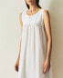 Embroidered cotton nightdress