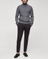 Men's Braided Turtleneck Sweater