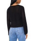 Women's Flare-Sleeve Mesh-Stitch Sweater