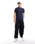 HUGO Deresom241 polo shirt in navy