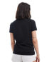 EA7 t-shirt in black with chest logo