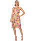 Women's Floral-Embroidered Column Dress