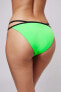 Topshop Womens Swimwear Solid Strappy Hipster Bikini Bottoms Green Size 4