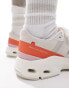 ON Cloudpulse trainers in white and orange