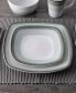 Colorscapes Layers Square Dinner Plate Set of 4, 10.75"