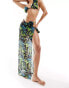 Public Desire print maxi sarong in multi