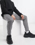 River Island herringbone jogger in black