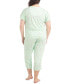 Plus Size 2-Pc. Garden Grove Capri Pajamas Set