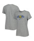 Women's Gray Club America Varsity Space-Dye T-shirt