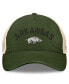 Men's Hunter Green Arkansas Razorbacks OHT Military Appreciation Glory Trucker Adjustable Hat