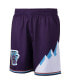 Men's Purple Utah Jazz Hardwood Classics Primary Logo Swingman Shorts