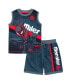 Boys Spider-Man Miles Morales Mesh Jersey Tank Top Shirt and Basketball Shorts to