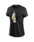 Women's Derek Carr Black New Orleans Saints Player Name and Number T-shirt